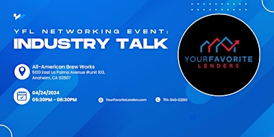 YFL Networking Event: Industry Talk primary image