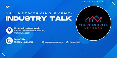 Hauptbild für YFL Networking Event: Industry Talk