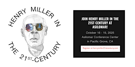 Hauptbild für "Henry Miller in the 21st Century" symposium: October 16-19, 2025