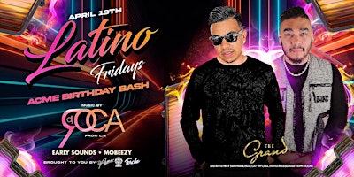 Latino Fridays featuring De la Ghetto Live Performance 4.19.24 primary image