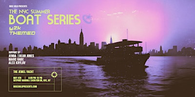 Primaire afbeelding van NYC Boat Series: Y2K Themed - 5/4