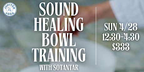 Sound Healing Bowl Training