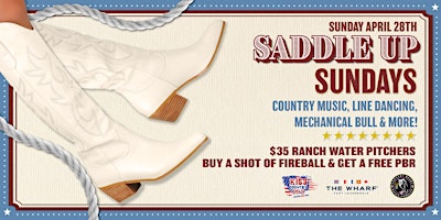 Image principale de Saddle Up Sundays at The Wharf FTL