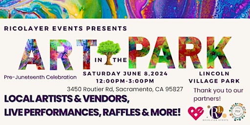 Image principale de RicoLayer Events Presents - Art in the Park: 2024 Artist Showcase