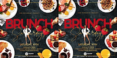 Primaire afbeelding van BRUNCH SATURDAYS @ ICON RESTAURANT