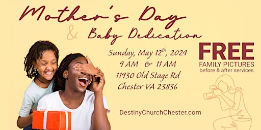 Imagen principal de Mother's Day & Baby Dedication