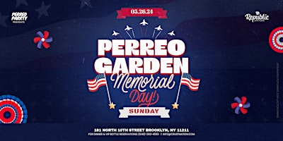 Primaire afbeelding van Perreo Garden: Memorial Day- Latin & Reggaetón Party