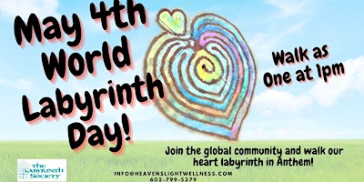 Primaire afbeelding van World Labyrinth Day – Walk as One at 1pm