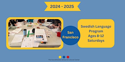 Primaire afbeelding van Swedish Language Program ages 8-12 Saturdays 2024-2025 (SF)