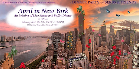 April in New York: An Evening of Live Music and Buffet Dinner with FOSCA