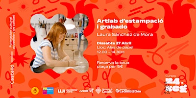 Artlab d’estampació  i grabado - Cursos 24xseg primary image