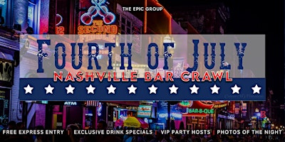 Image principale de 4th of July Nashville Bar Crawl