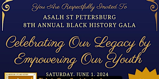 Image principale de 2024 ASALH Black History Gala