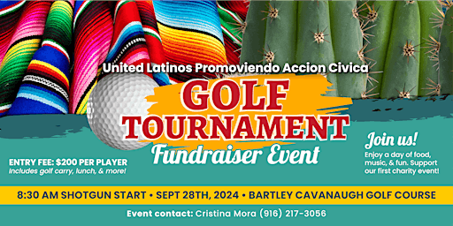 Image principale de United Latinos Golf Tournament Fundraiser