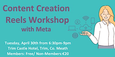 Hauptbild für Content Creation with Reels Workshop with Meta