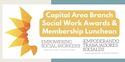 Image principale de Capital Area Branch Social Work Awards & Membership Luncheon