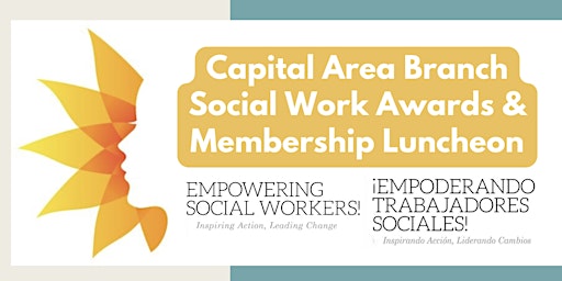 Imagem principal do evento Capital Area Branch Social Work Awards & Membership Luncheon