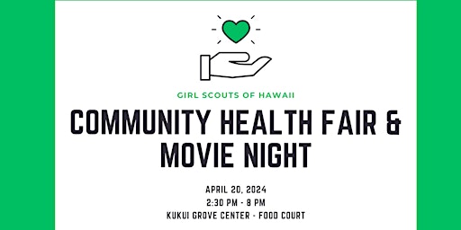 Hauptbild für Community Health Fair and Girl Scout Alumni Night