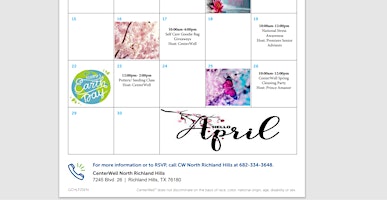 Image principale de CenterWell N. Richland Hills Presents - "CenterWell Spring Cleaning Party"