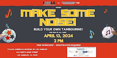 Make Some Noise! Build Your Own Tambourine! For Kids of All Ages.