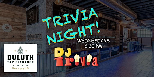 DJ Trivia - Wednesdays at Duluth Tap Exchange primary image