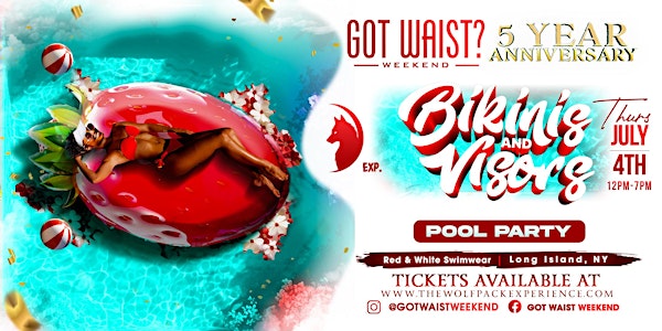 Got Waist: Bikinis & Visors Pool Party