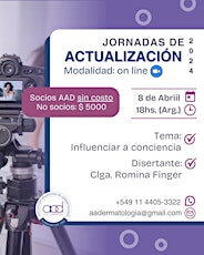 Imagen principal de MASTERCLASS –“INFLUENCIAR A CONCIENCIA” COSMETOLOGÍA A.A.D