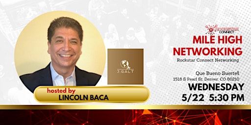 Imagem principal do evento FREE Mile High Networking Rockstar Connect Event (May, Denver CO)