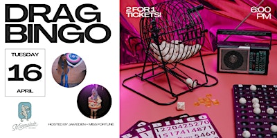 Imagem principal do evento Drag Bingo Night at Marmalade Lounge + Boutique