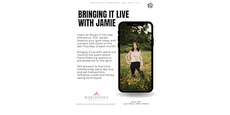 Copy of Live with Jamie! Homebuyer Virtual Event