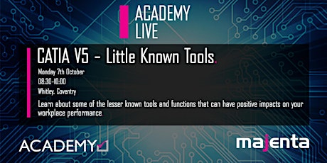 Academy Live    CATIA V5 - Little Known Tools