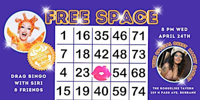 Immagine principale di "Free Space" Drag Bingo with Siri & Friends! 