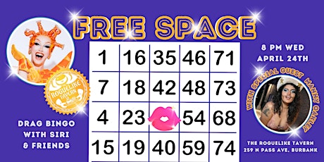 "Free Space" Drag Bingo with Siri & Friends!