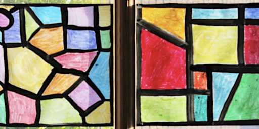 Primaire afbeelding van Springtime Stained Glass Drawings, 1 Day Workshop, Ages 6-9