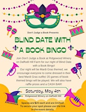 Blind Date with a Book Bingo @Ridgewood Winery Bechtelsville 5.04.2024