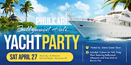 Phulkari: Bollywood Holi Yacht Party