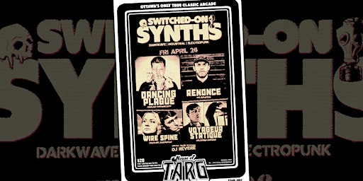 SWITCHED-ON SYNTHS: DarkWave Edition w/ Dancing Plague + Renonce +  more  primärbild