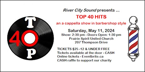 Immagine principale di "TOP 40 HITS" - an a cappella show in barbershop style 