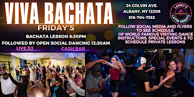 Primaire afbeelding van Viva Bachata Friday's- Open Social Dancing