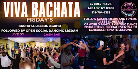 Viva Bachata Friday's- Open Social Dancing