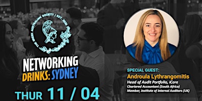 Image principale de GAS: Sydney Networking Drinks with Androula Lythrangomitis