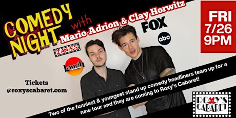 Comedy Night with Mario Adrion & Clay Horwitz