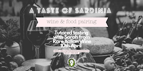 A Taste of Sardinia - Wine and Food pairing
