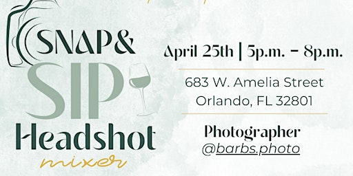 Imagen principal de Snap & Sip Headshot Mixer