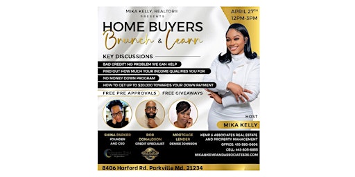 Imagem principal de Home Buyers Brunch & Learn