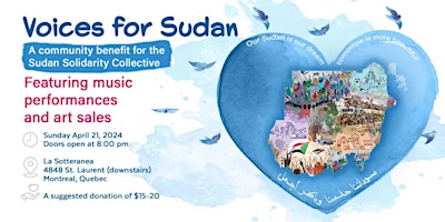 Image principale de Voices for Sudan