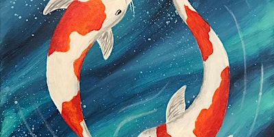 Koi Serenity - Paint and Sip by Classpop!™ primary image