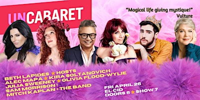 Imagem principal do evento The Wonderous Comedy of UnCabaret Live at El Cid!