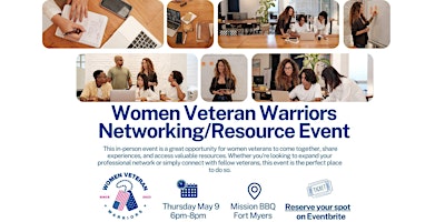 Women Veteran Warriors Networking/Resource Event primary image