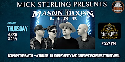 Immagine principale di Mason Dixon Line - A Tribute to John Fogerty & Creedence Clearwater Revival 
